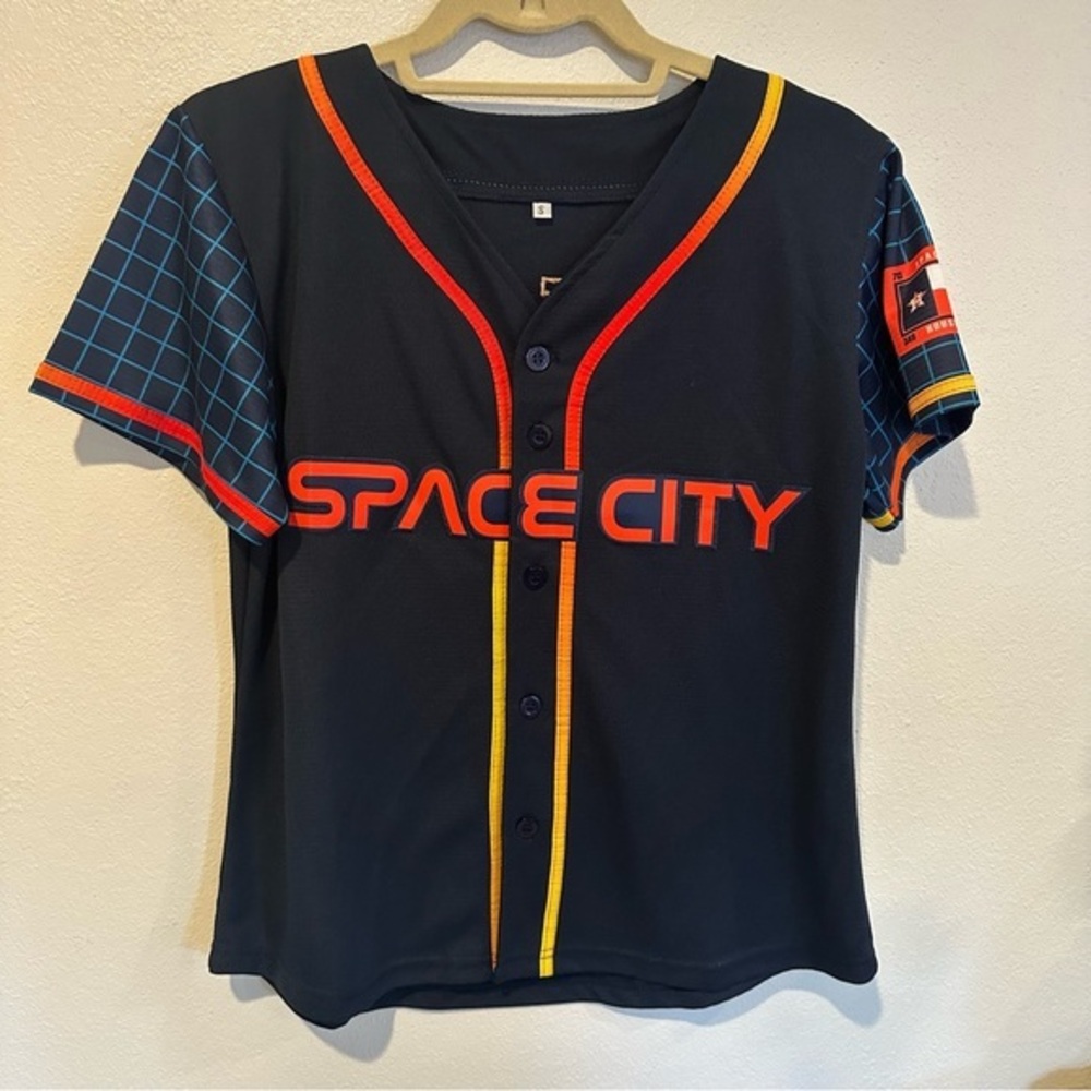 Houston Astros Women’s Space City  Alex Bregman Jersey Stitched Size S